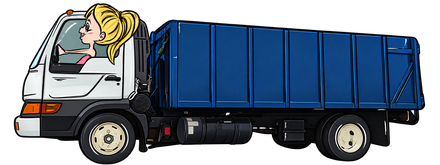 Melanie's Junk Removal truck